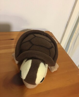 Turtle top duck plushie